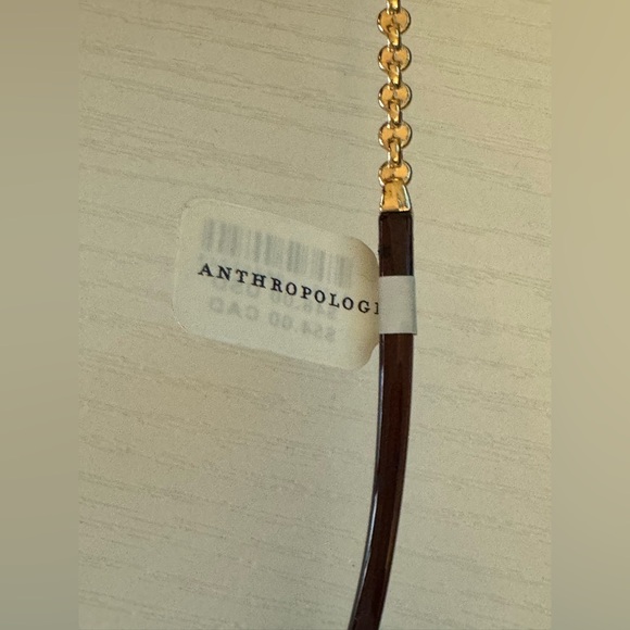 Anthropologie eyeking oval chain sunglasses